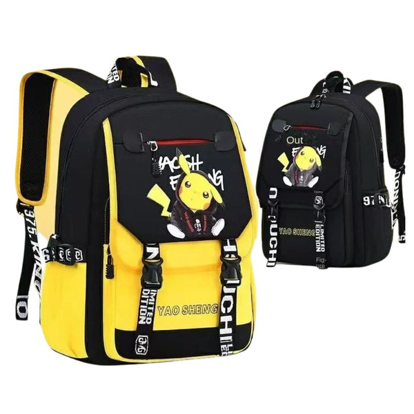 Mochila Escolar Juvenil Pokemon Pikachu Volta às Aulas