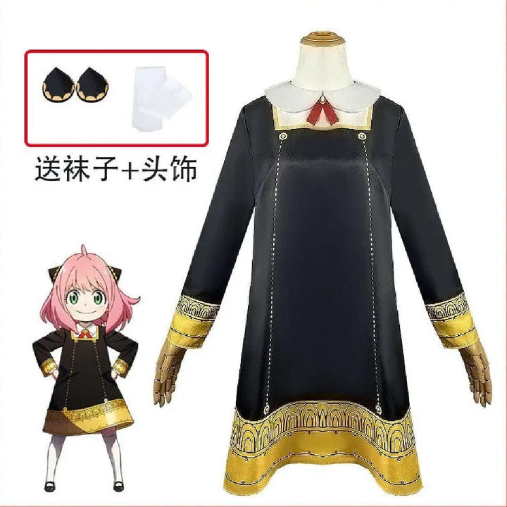 COSPLAY FANTASIA VESTIDO ANYA FORGER SPY X FAMILY INFANTIL - NiponCosplay