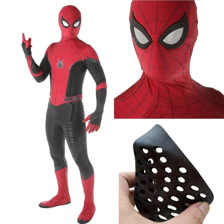 COSPLAY SPIDERMAN HOMEM ARANHA FAR FROM HOME LONGE DE CASA FACESHELL ADULTO - NiponCosplay