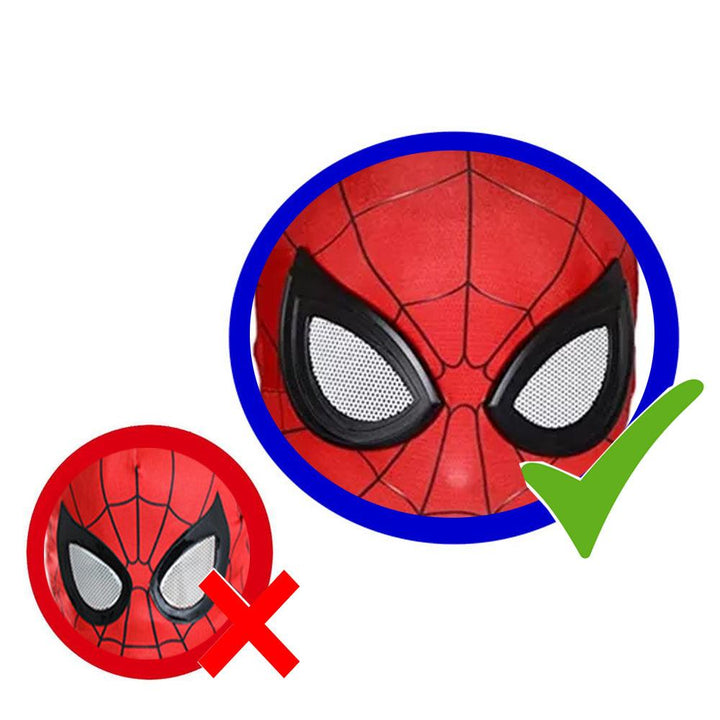 COSPLAY SPIDERMAN HOMEM ARANHA FAR FROM HOME LONGE DE CASA FACESHELL ADULTO - NiponCosplay