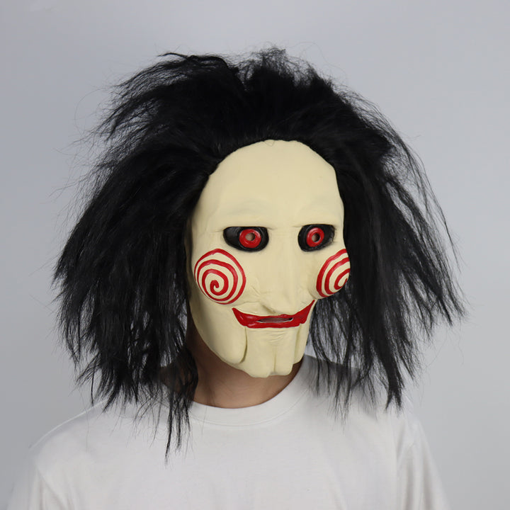 MÁSCARA LATÉX REALISTA HALLOWEEN JIGSAW JOGOS MORTAIS ADULTO - NiponCosplay